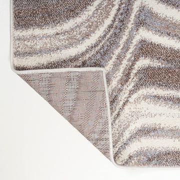 Eleni Contemporary Glam Abstract Marble Area Rug